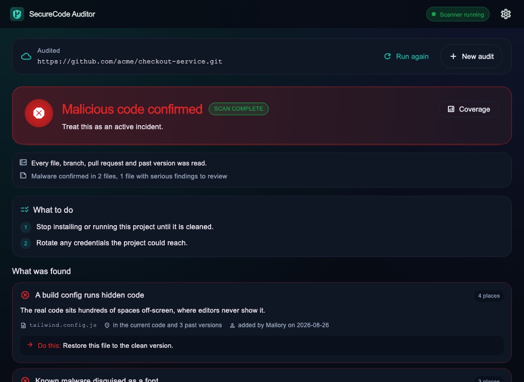SecureCode Auditor product page